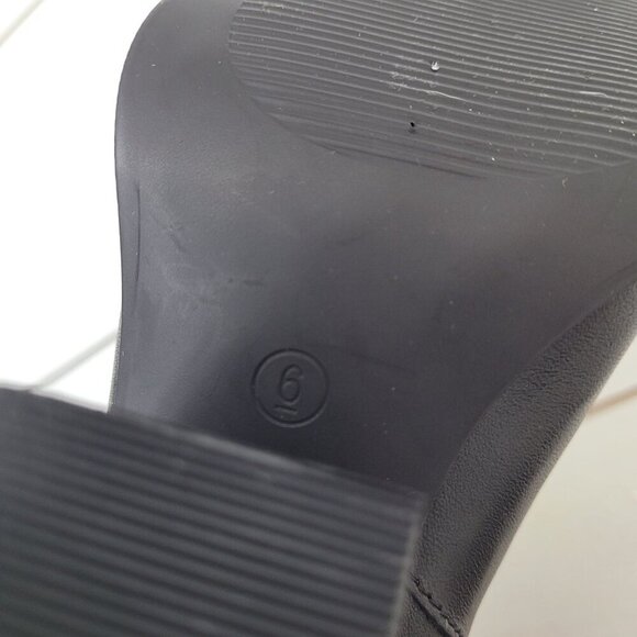 NEW Steve Madden Landy Black Leather Over-The-Knee Boots Size 6M - Picture 9 of 13